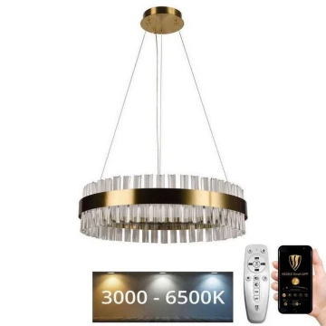 Dimmbarer LED-Kristall-Kronleuchter an Schnur LED/40W/230V 3000-6500K + Fernbedienung