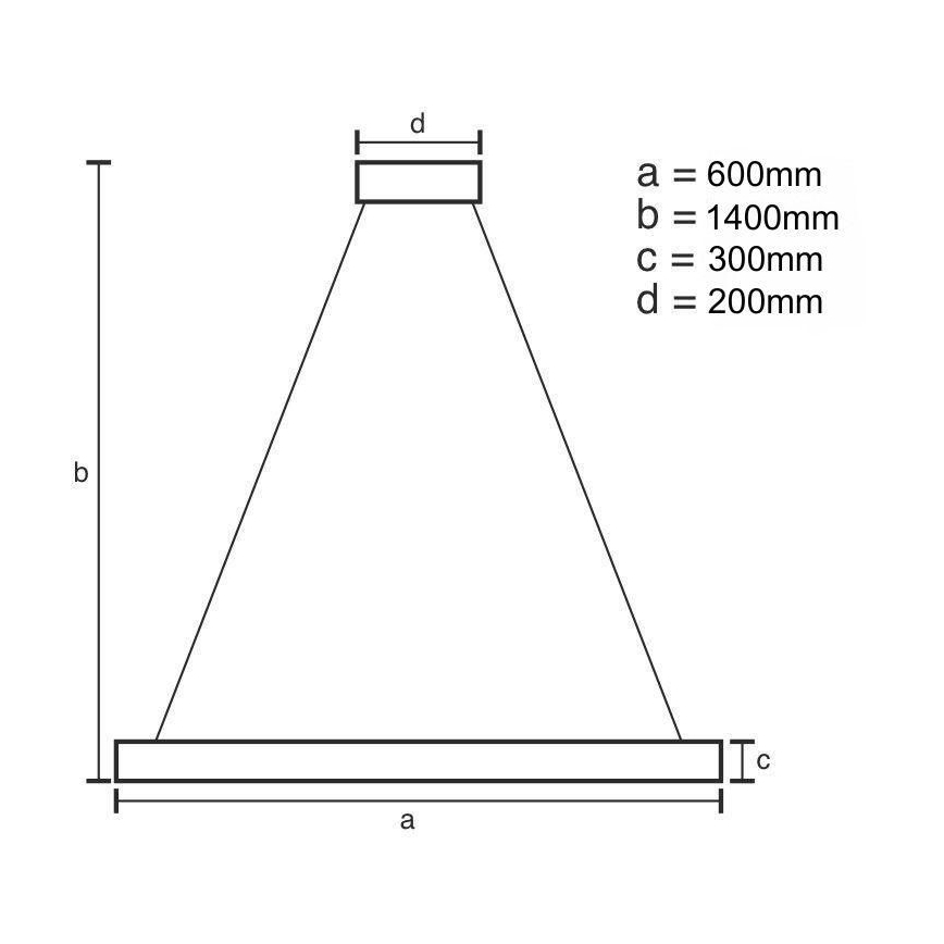 Dimmbarer LED-Kristall-Kronleuchter an Schnur LED/80W/230V 3000-6500K + Fernbedienung