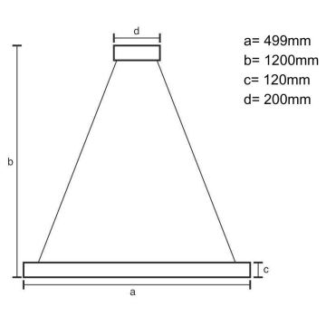 Dimmbarer LED-Kristall-Kronleuchter an Schnur LED/90W/230V 3000-6500K schwarz + Fernbedienung