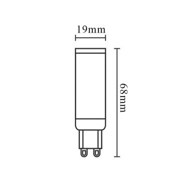 Dimmbares LED-Leuchtmittel G9/6W/230V 6000K