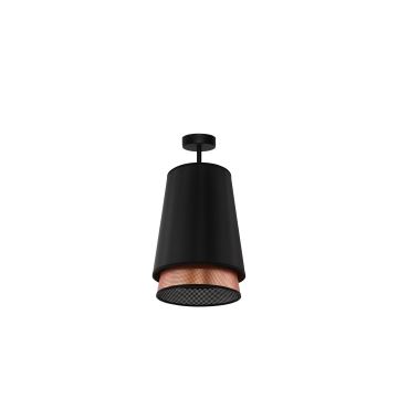 Duolla - Aufbauleuchte BELL SHINY 1xE27/15W/230V schwarz/kupfern