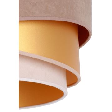 Duolla - Aufbauleuchte KOBO 1xE27/15W/230V d 45 cm beige/golden/cremefarben