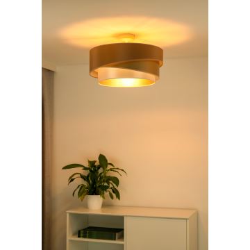 Duolla - Aufbauleuchte KOBO 1xE27/15W/230V d 45 cm kupfern/golden/weiß