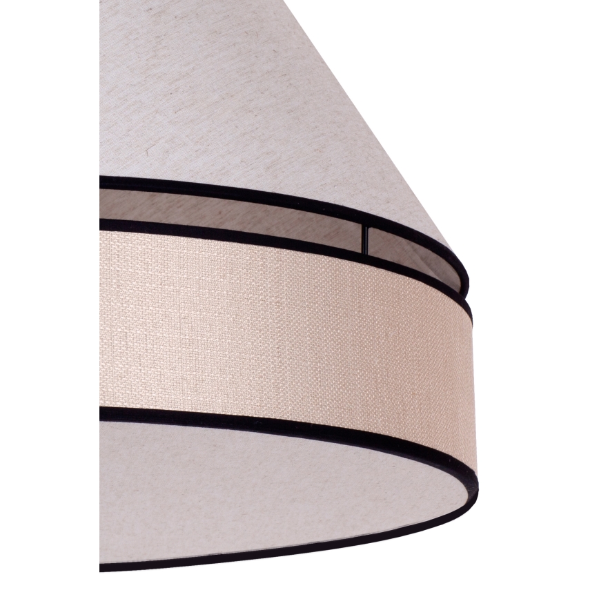 Duolla - Hängeleuchte an Schnur AVIGNON 1xE27/15W/230V d 50 cm beige