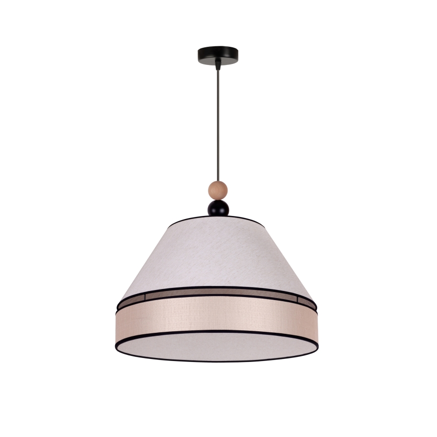 Duolla - Hängeleuchte an Schnur AVIGNON 1xE27/15W/230V d 50 cm beige