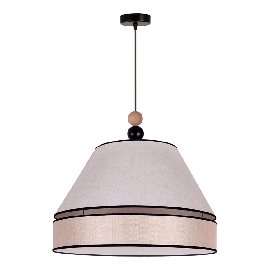 Duolla - Hängeleuchte an Schnur AVIGNON 1xE27/15W/230V d 60 cm beige