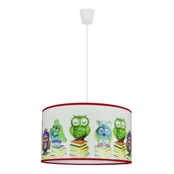 Duolla - Kinder-Kronleuchter auf einer Litze OWL 1xE27/15W/230V