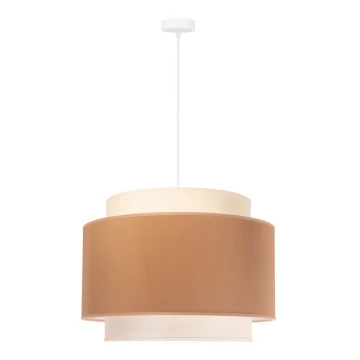 Duolla - Kronleuchter an Schnur SOHO 1xE27/40W/230V beige/creamy