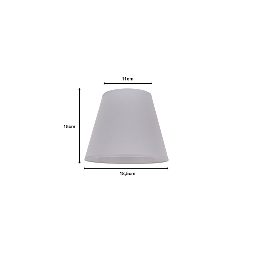 Duolla - Lampenschirm SOFIA XS E14 d 18,5 cm grau