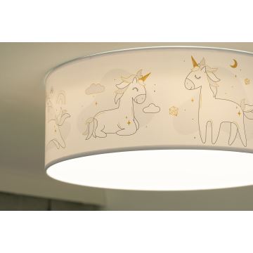 Duolla - LED-Deckenbeleuchtung für Kinder CORTINA LED/26W/230V d 40 cm