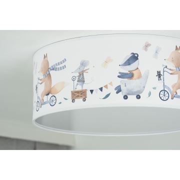 Duolla - LED-Deckenbeleuchtung für Kinder CORTINA LED/26W/230V d 40 cm