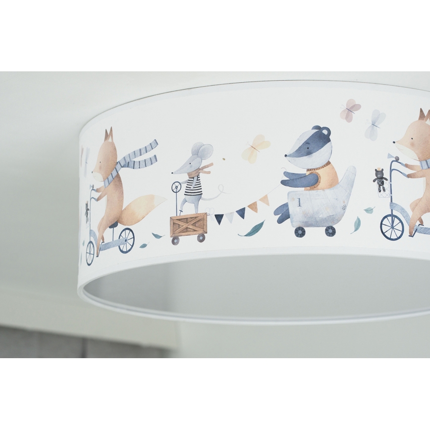 Duolla - LED-Deckenbeleuchtung für Kinder CORTINA LED/26W/230V d 40 cm