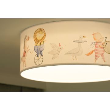 Duolla - LED-Deckenbeleuchtung für Kinder CORTINA LED/26W/230V d 40 cm