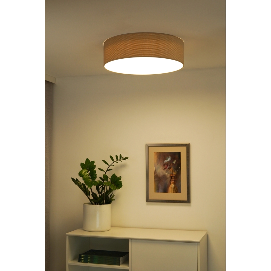 Duolla - LED-Deckenleuchte CORTINA LED/26W/230V d 30 cm beige