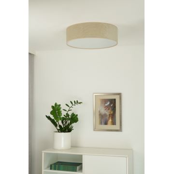 Duolla - LED-Deckenleuchte CORTINA LED/26W/230V d 30 cm beige