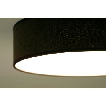 Duolla - LED-Deckenleuchte CORTINA LED/26W/230V d 30 cm braun