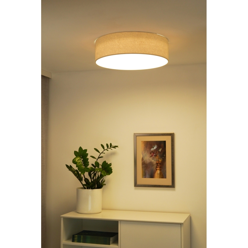 Duolla - LED-Deckenleuchte CORTINA LED/26W/230V d 30 cm cremefarben