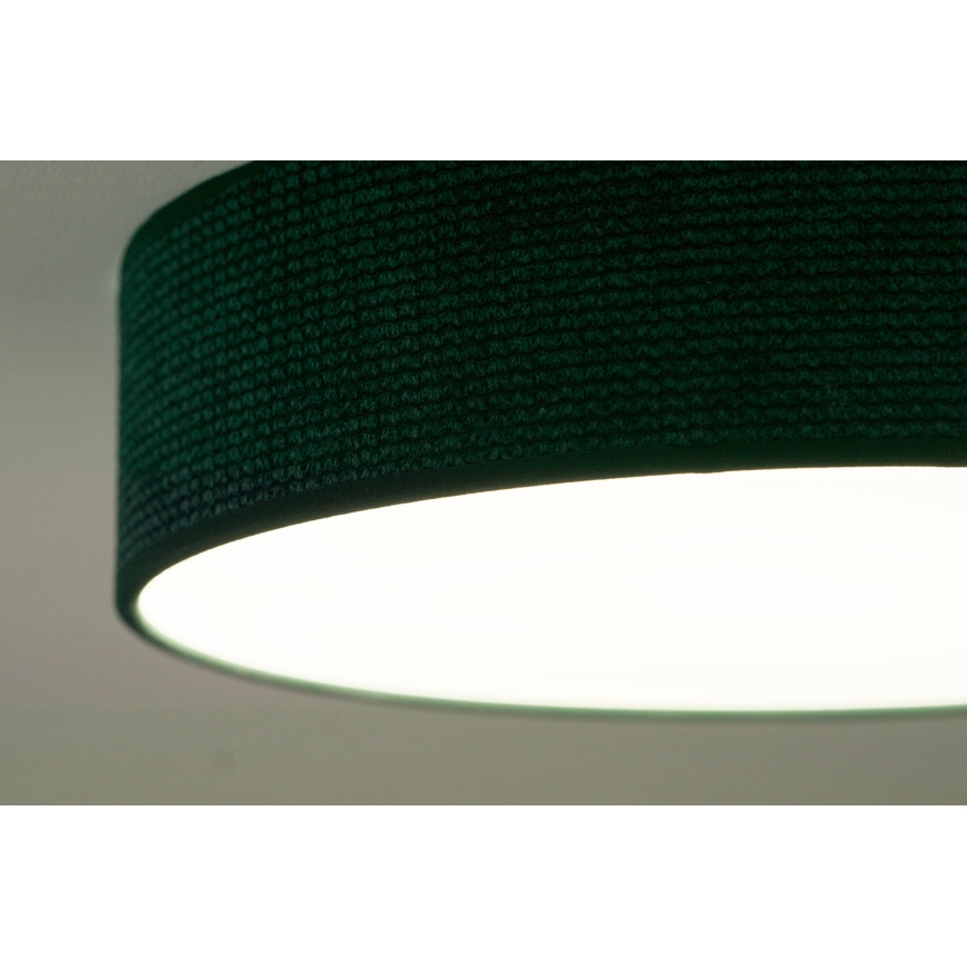 Duolla - LED-Deckenleuchte CORTINA LED/26W/230V d 30 cm grün