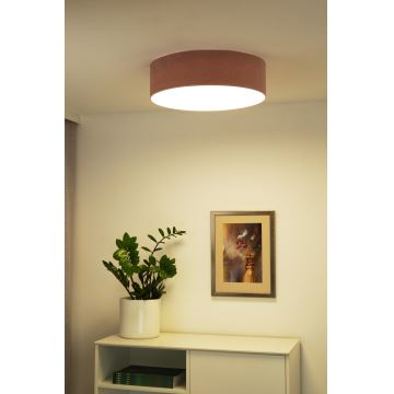 Duolla - LED-Deckenleuchte CORTINA LED/26W/230V d 30 cm rosa