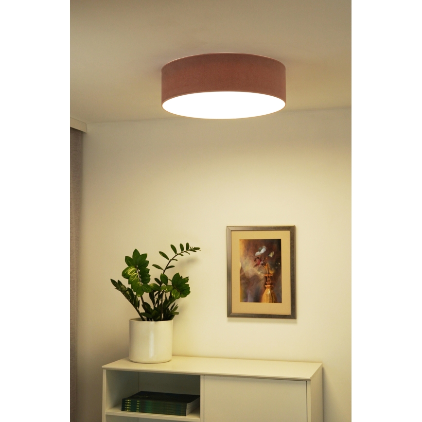Duolla - LED-Deckenleuchte CORTINA LED/26W/230V d 30 cm rosa