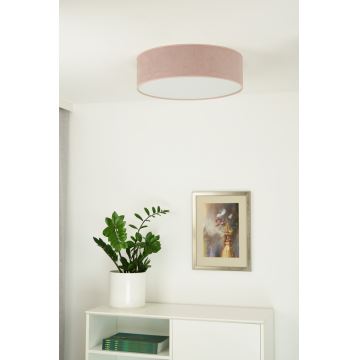 Duolla - LED-Deckenleuchte CORTINA LED/26W/230V d 30 cm rosa