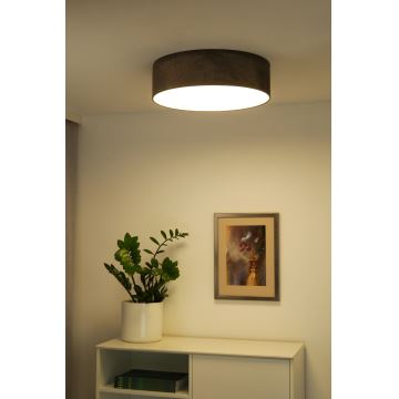 Duolla - LED-Deckenleuchte CORTINA LED/26W/230V d 45 cm braun