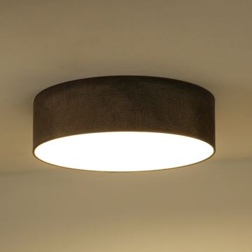 Duolla - LED-Deckenleuchte CORTINA LED/26W/230V d 45 cm braun