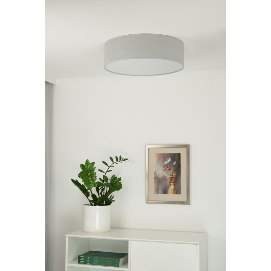 Duolla - LED-Deckenleuchte CORTINA LED/26W/230V d 45 cm grau