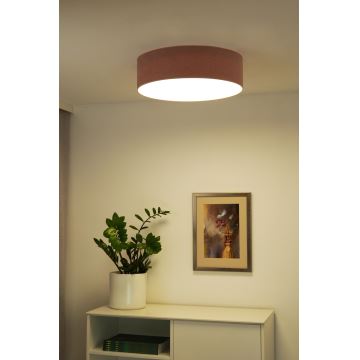 Duolla - LED-Deckenleuchte CORTINA LED/26W/230V d 45 cm rosa