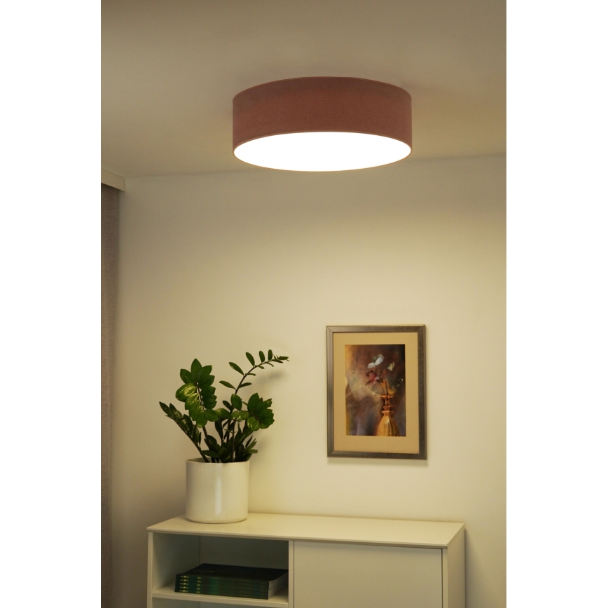 Duolla - LED-Deckenleuchte CORTINA LED/26W/230V d 45 cm rosa