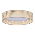 Duolla - LED-Deckenleuchte ROLLER LED/24W/230V Rattan