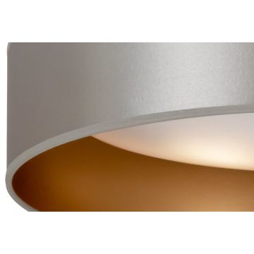 Duolla - LED-Deckenleuchte ROLLER LED/24W/230V silbern/golden