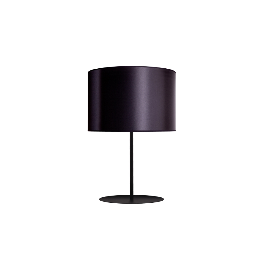 Duolla - Tischlampe CANNES 1xE14/15W/230V 20 cm schwarz/silbern