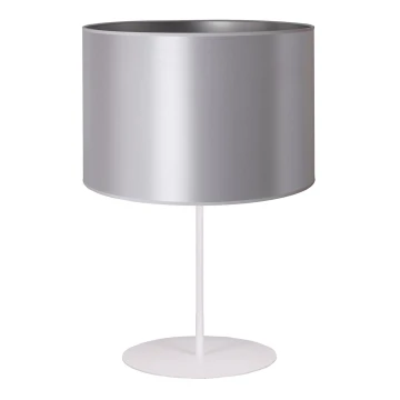 Duolla - Tischlampe CANNES 1xE14/15W/230V 20 cm silbern/weiß
