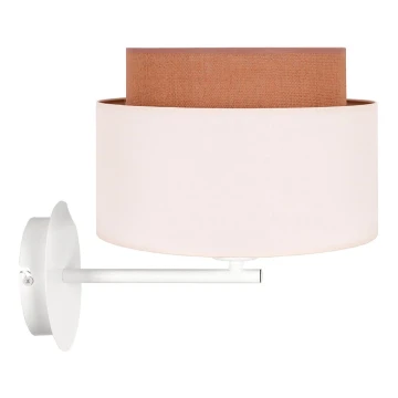 Duolla - Wandlampe BOHO 1xE27/15W/230V beige/weiß/braun