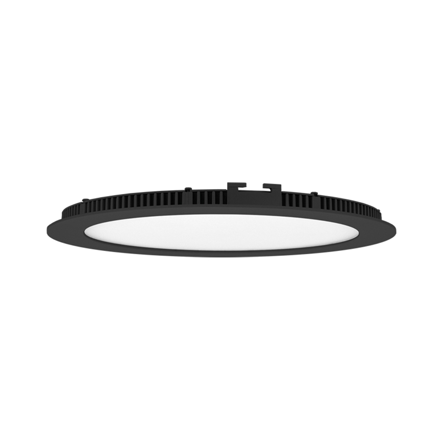 LED-Einbauleuchte für Badezimmer LADA LED/6W/230V 3000/4000/6000K d 12 cm IP44 schwarz