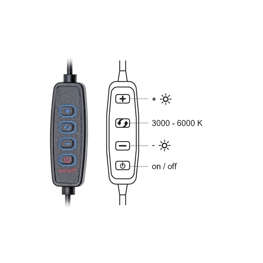 Dimmbare LED-Tischleuchte PRIM LED/10W/230V 3000-6000K weiß