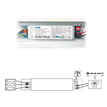 LED-Leuchtstofflampe VELO LED/11/15/20W/230V 3000/4000/6000K 60 cm weiß