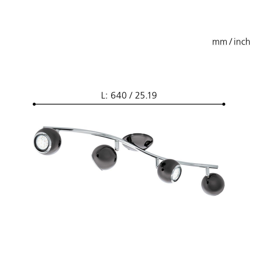 Eglo - LED Ramepenlicht 4xGU10/3W LED