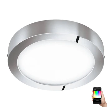 Eglo 33667 - Dimmbare LED-RGBW-Deckenleuchte für Badezimmer FUEVA-C LED21W/230V d 30 cm IP44