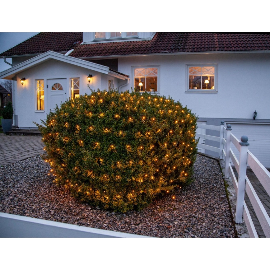 Eglo – LED-Outdoor-Weihnachtslichterkette 160xLED 2m IP44 warmweiß