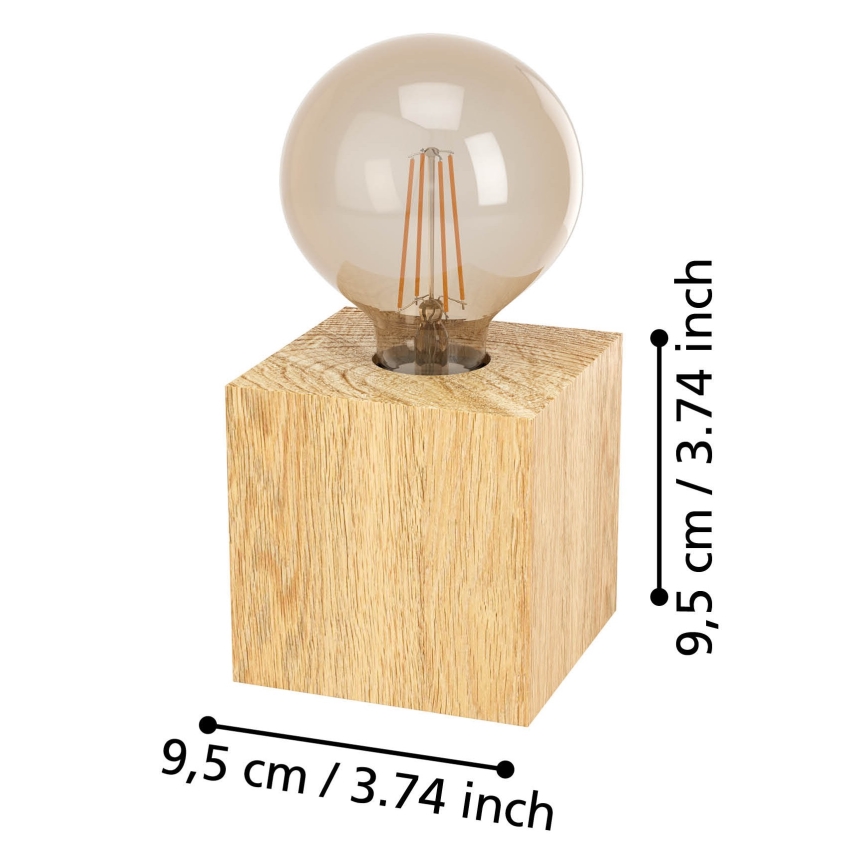 Eglo - Tischlampe 1xE27/40W/230V beige