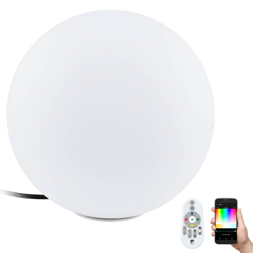 Eglo 55785 - LED-RGBW-Außenleuchte MONTEROLO-C 1xE27/9W/230V IP65 d 50 cm + Fernbedienung