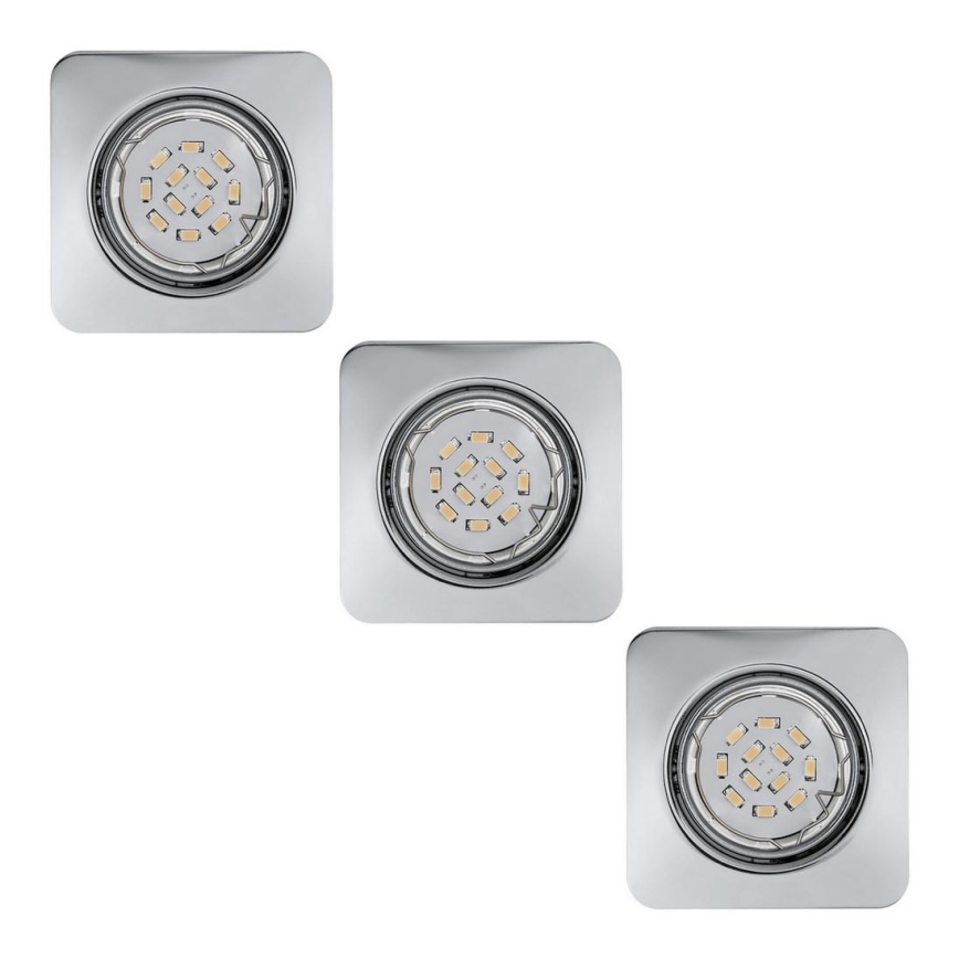 Eglo 78228 - SET 3xLED Einbauleuchte PENETO 1xGU10/5W/230V