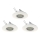 Eglo 78704 - SET 3x LED-Einbauleuchte PENETO 1xGU10/3,3W/230V weiß