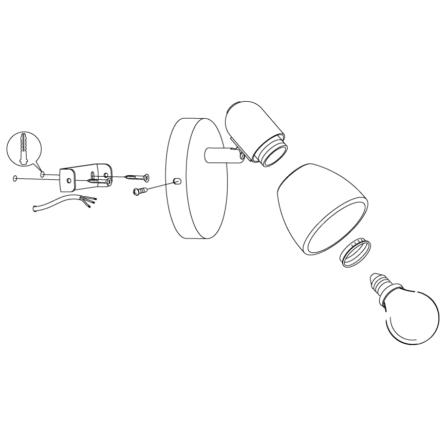 Eglo – Strahler 1xE14/40W