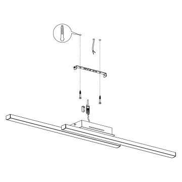 Eglo - Dimmbare LED-RGBW-Deckenleuchte LED/32W/230V ZigBee