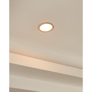 Eglo - Dimmbare LED-Einbauleuchte für das Badezimmer LED/10,5W/230V IP44 ZigBee