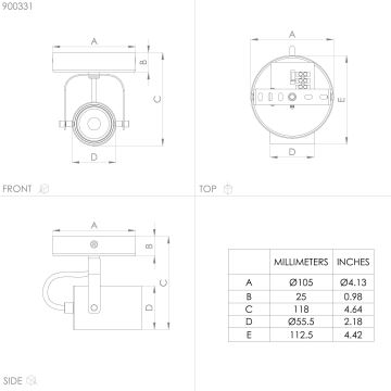 Eglo - LED-Strahler 1xGU10/3W/230V