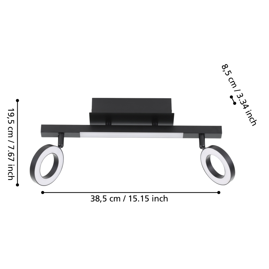 Eglo - LED-Strahler 2xLED/3,2W/230V + LED/3,3W